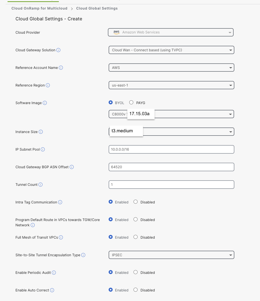 Cloud Gateway Configuration