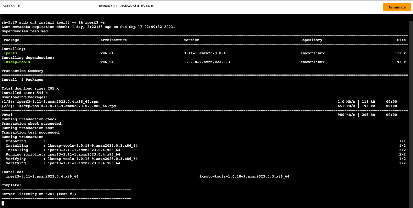 Install iperf