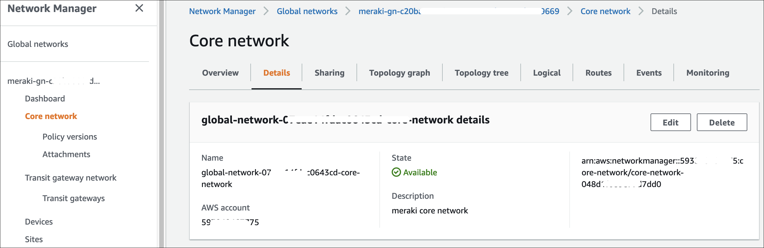 CW Core Network