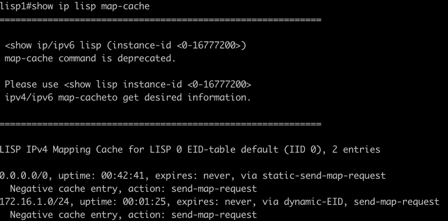 LISP Map-Cache